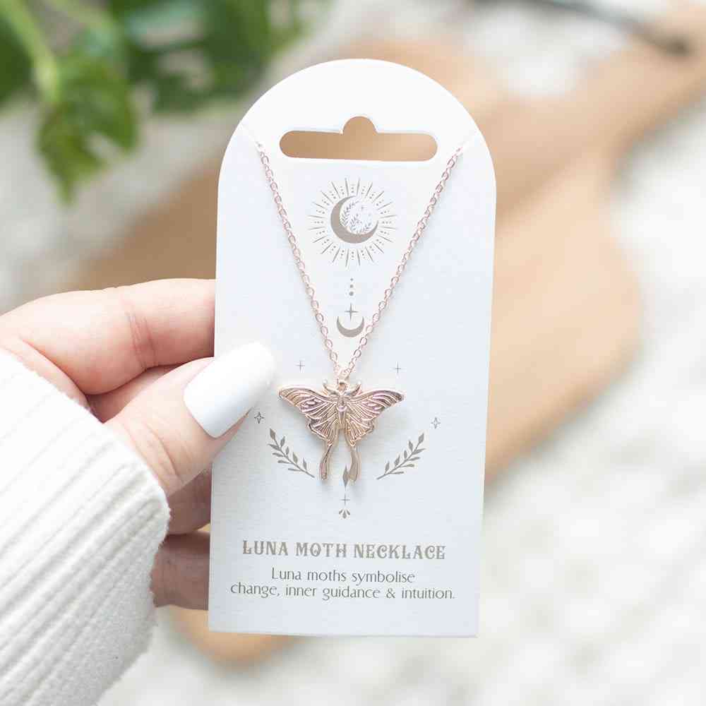 Something Different - Luna Moth Pendant Ketting - Multicolours